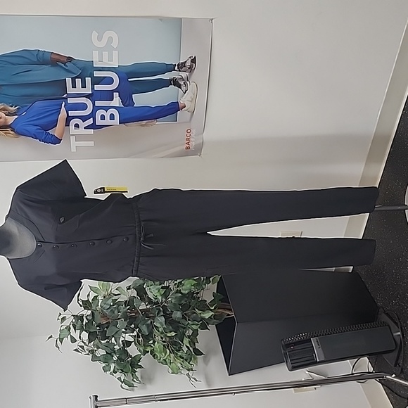 Dickies Medical Retro Romper Black - Picture 1 of 10